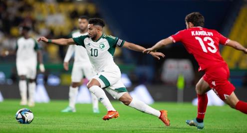 السعودية تهزم طاجيكستان بهدف سالم الدوسري.. والبحرين تسقط نيبال بخماسية